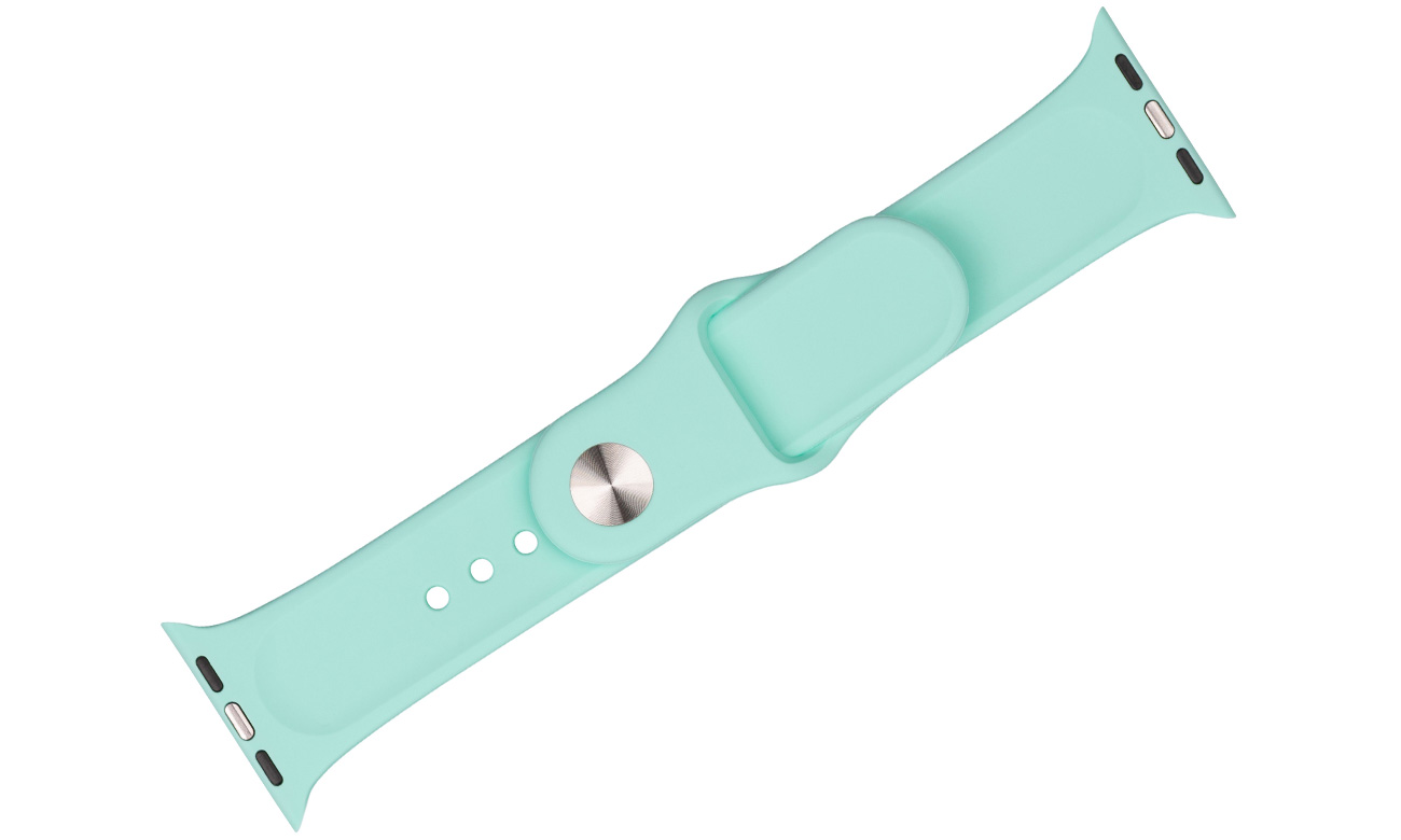 Zestaw silikonowych pasków FIXED Silicone Strap Set do Apple Watch Deep green - Widok ogólny