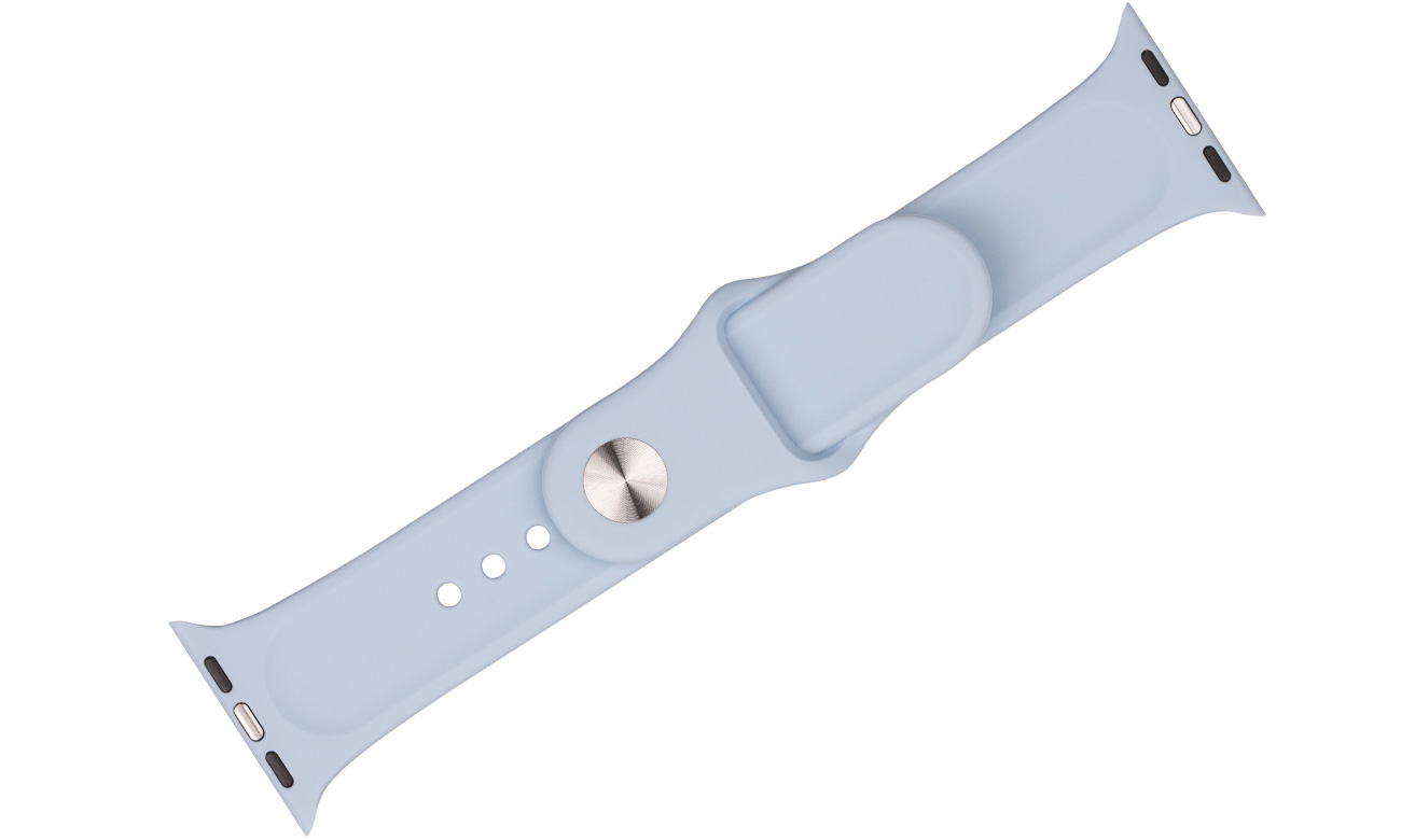 FIXED Silicone Strap Set für Apple Watch Light blue - Gesamtansicht