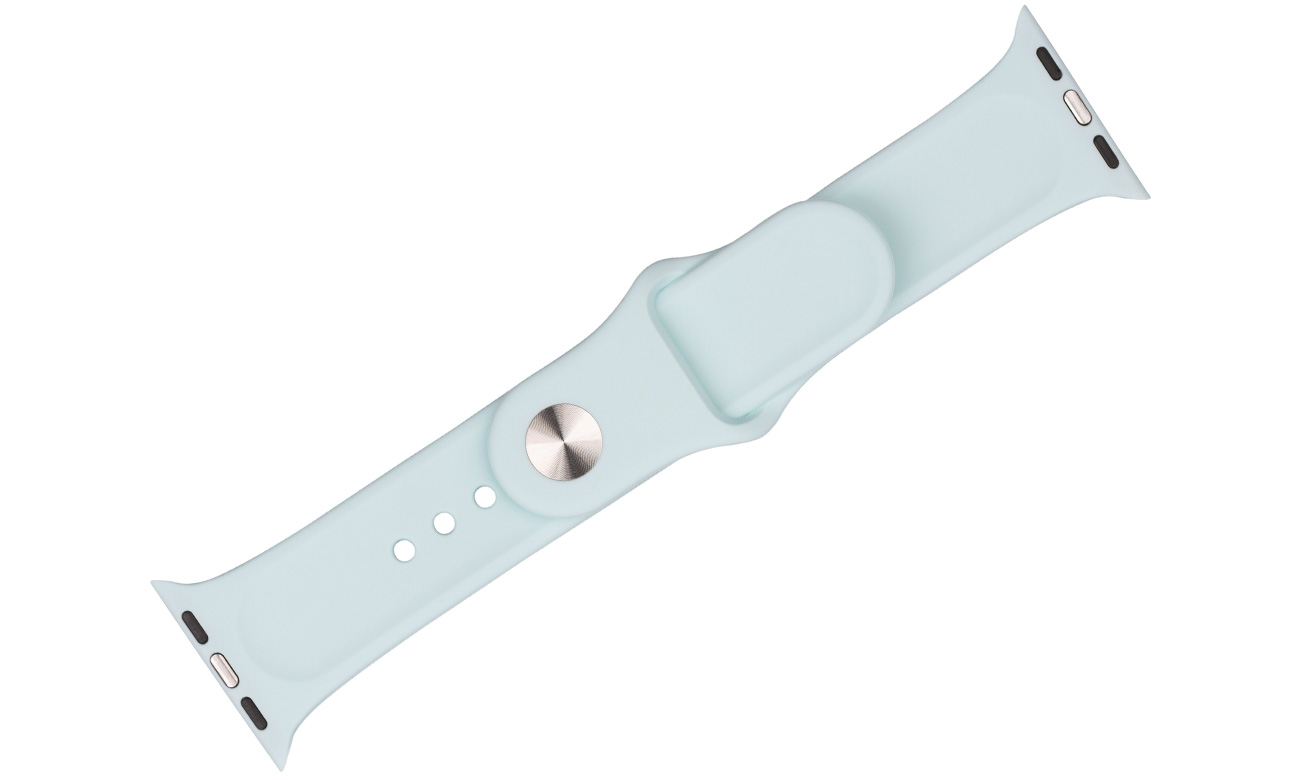 Zestaw silikonowych pasków FIXED Silicone Strap Set do Apple Watch Light turquoise - Widok ogólny