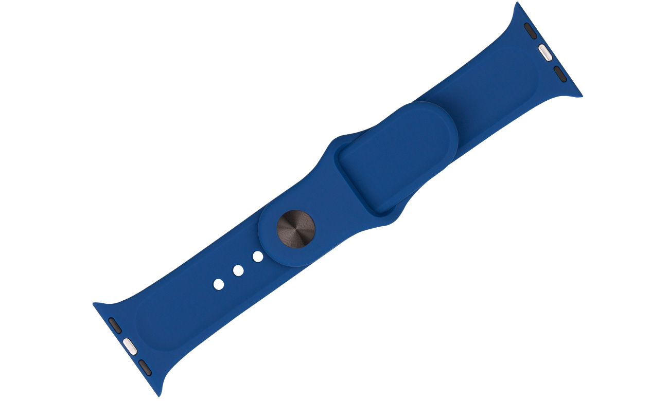 Zestaw silikonowych pasków FIXED Silicone Strap Set do Apple Watch Royal blue - Widok ogólny