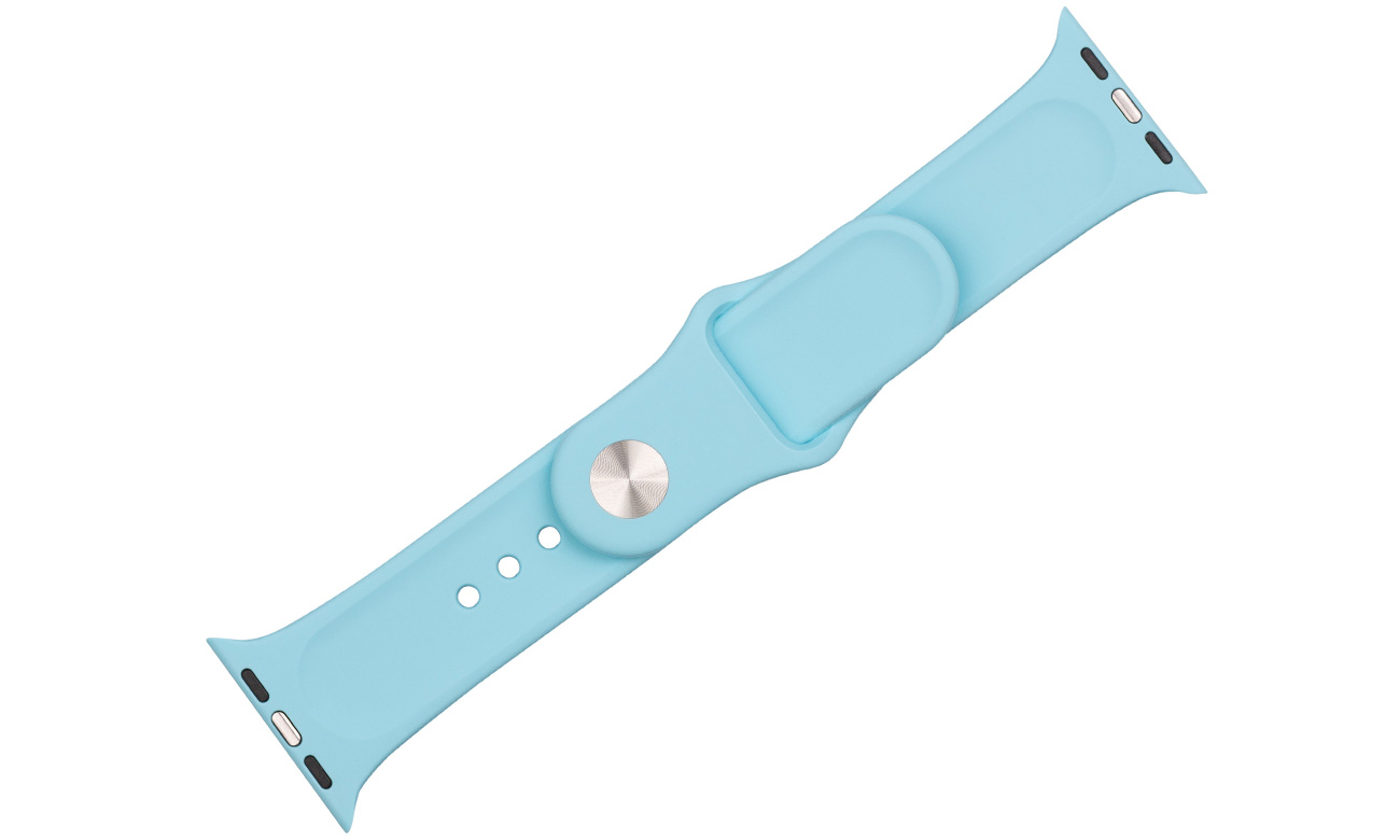 Zestaw silikonowych pasków FIXED Silicone Strap Set do Apple Watch Turquoise - Widok ogólny