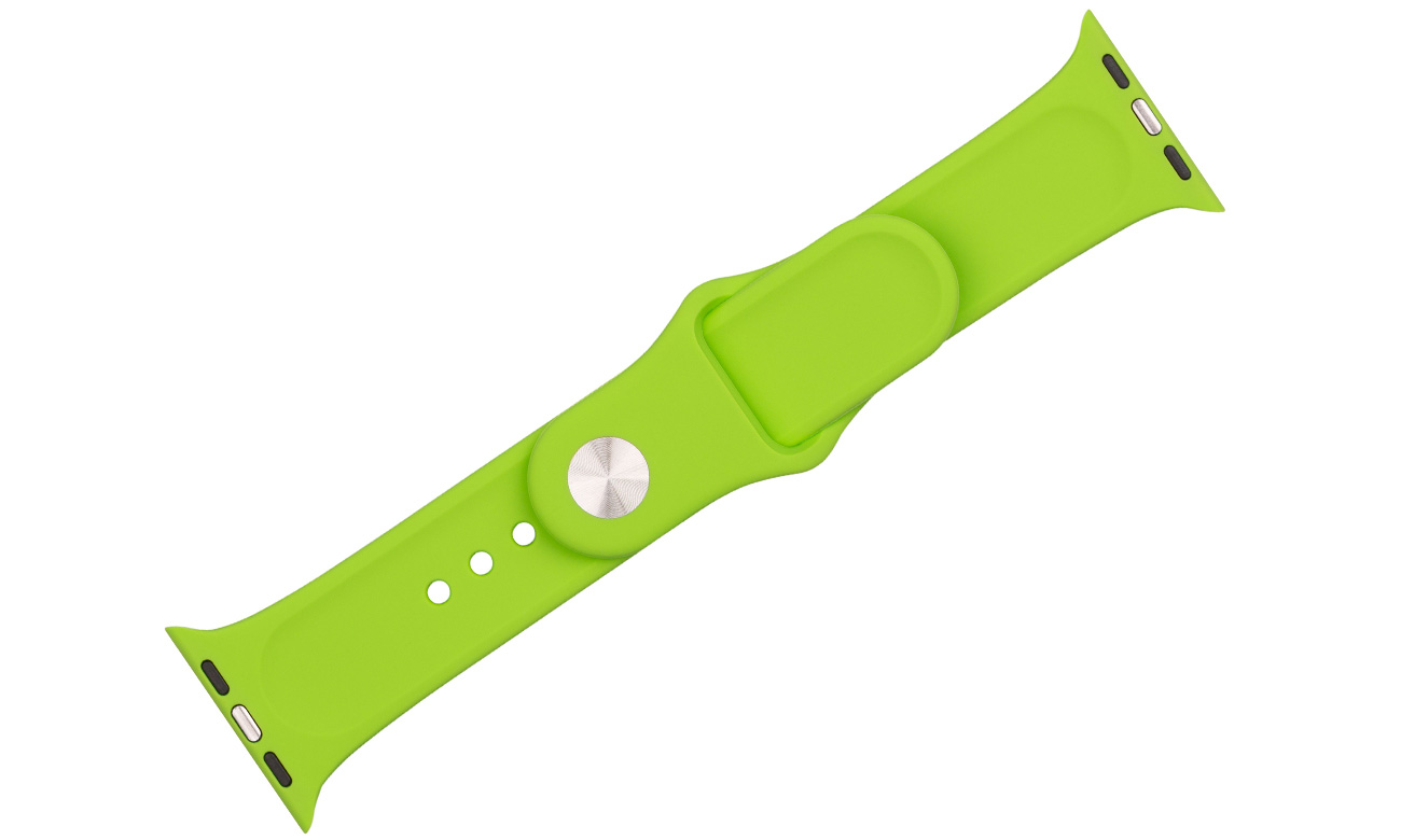 Zestaw silikonowych pasków FIXED Silicone Strap Set do Apple Watch Green - Widok ogólny