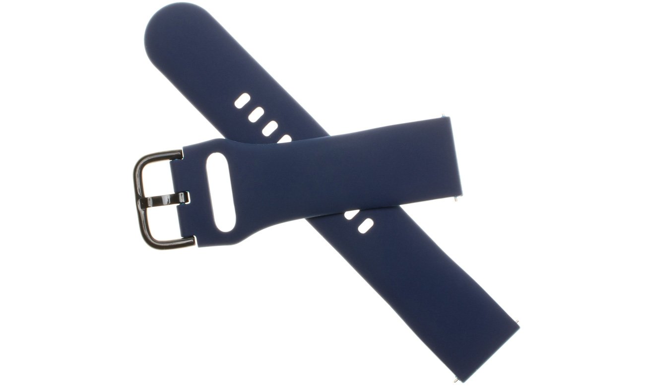 Pasek FIXED Silicone Strap do smartwatch (20 mm) Blue - Widok ogólny