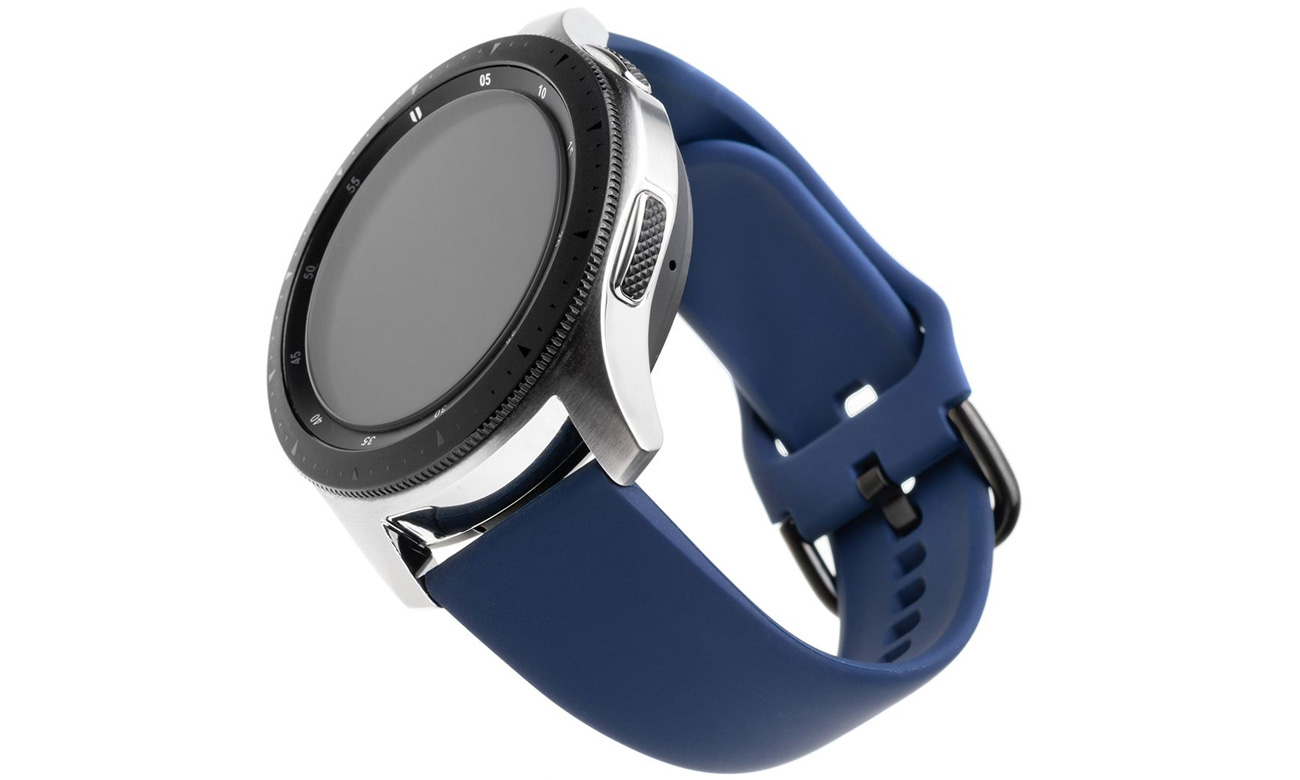 FIXED Silicone Strap do Smartwatch (22mm) wide blue Paski do