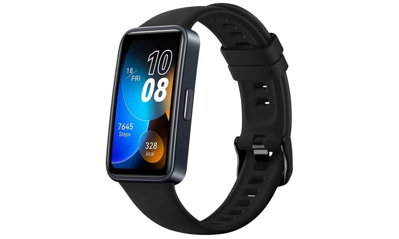 FIXED Silicone Strap for Huawei Band 8/9/10 black