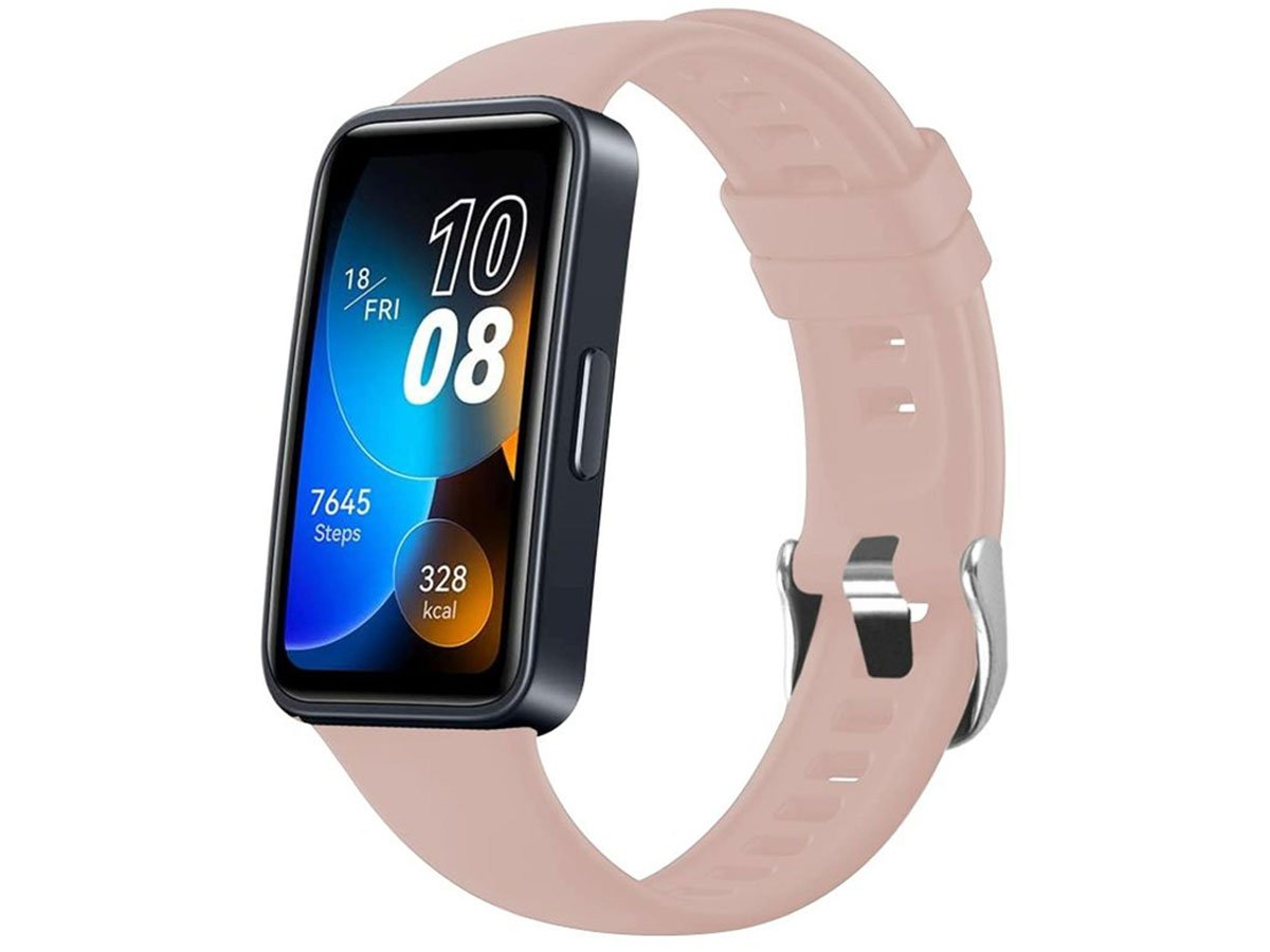 FIXED Silicone Strap for Huawei Band 8/9/10 pink