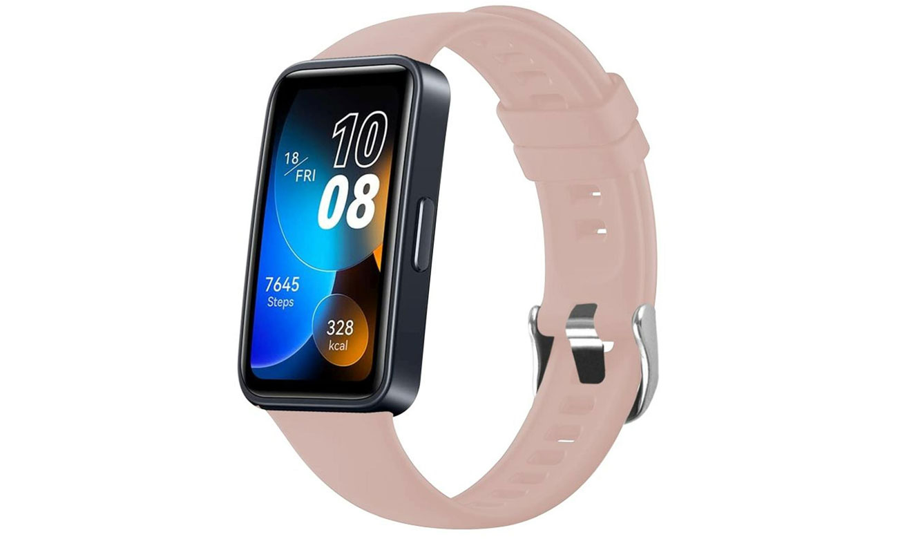 FIXED Silicone Strap for Huawei Band 8/9/10 pink