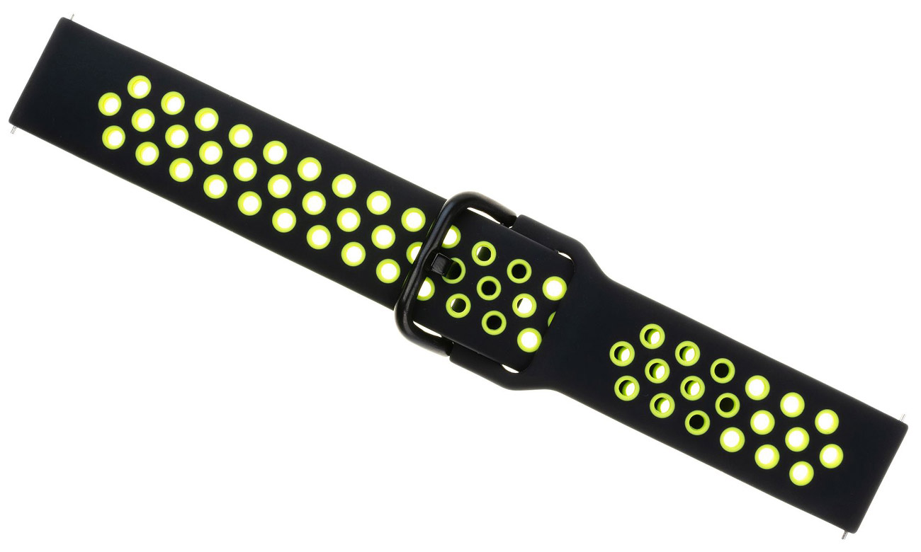 Pasek FIXED Sport Silicone Strap do smartwatch (22 mm) Black-clamp - Zapięcie