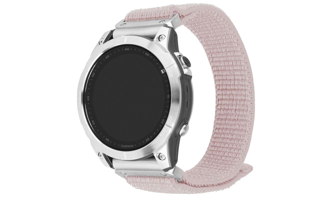 Opaska FIXED Sporty Strap do Garmin Fenix QuickFit (22mm) różowe złoto