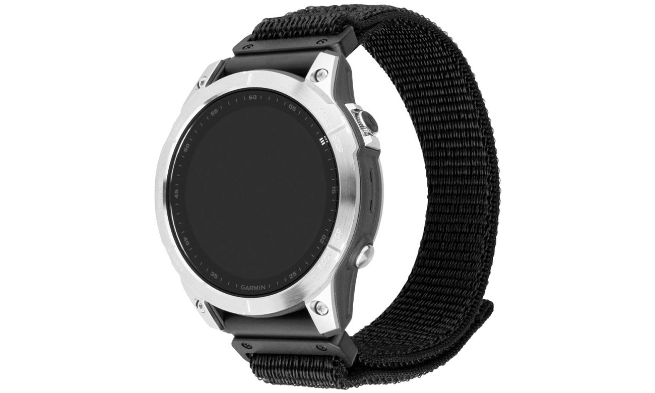 FIXED Sporty Strap für Garmin Fenix QuickFit (26mm) schwarz