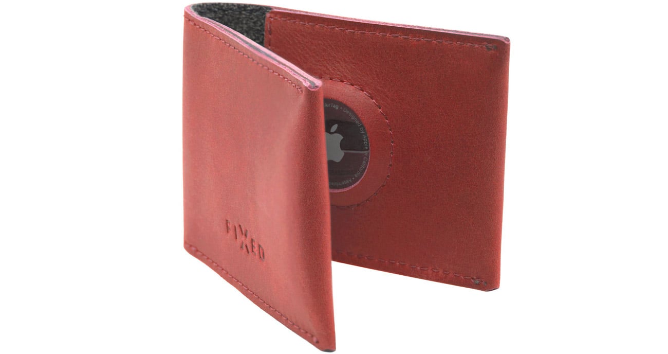 FIXED Wallet do AirTag red