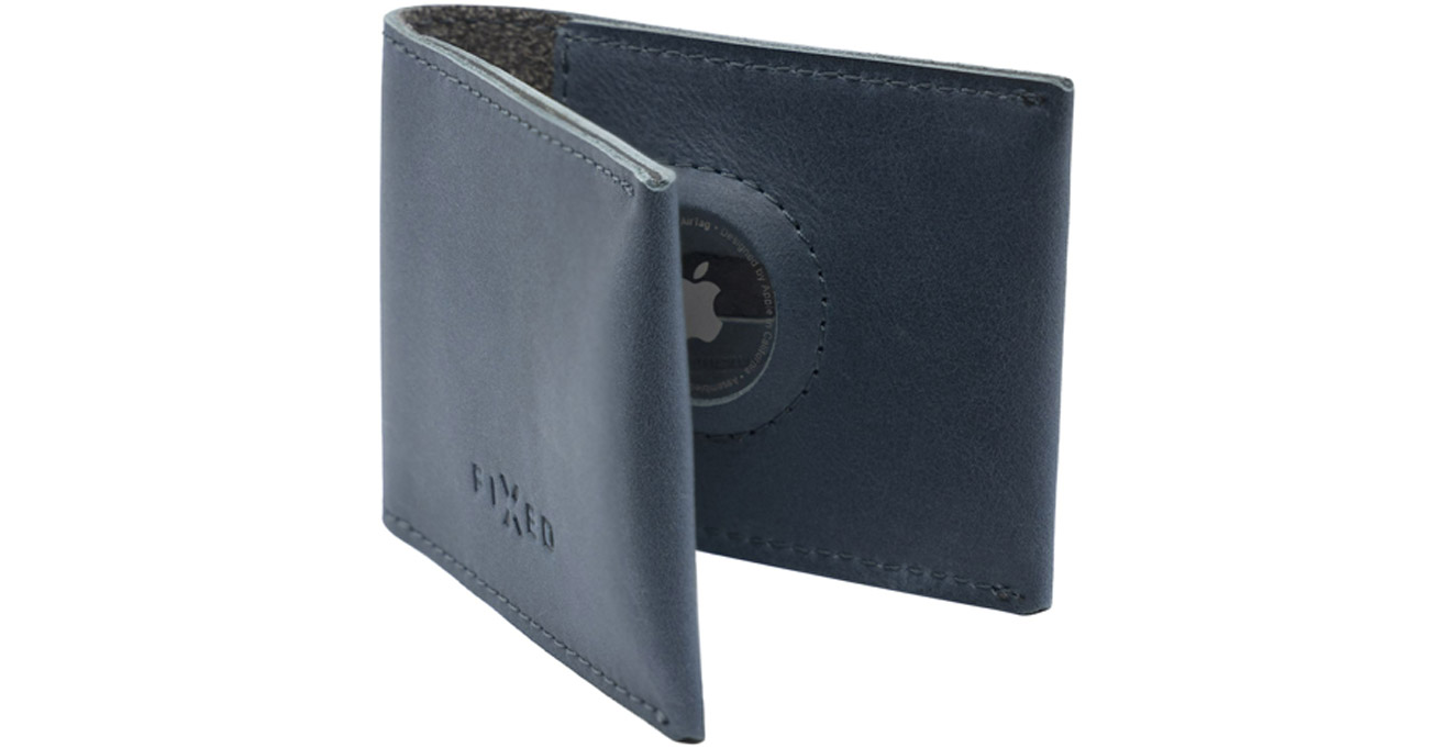 FIXED Wallet do AirTag blue