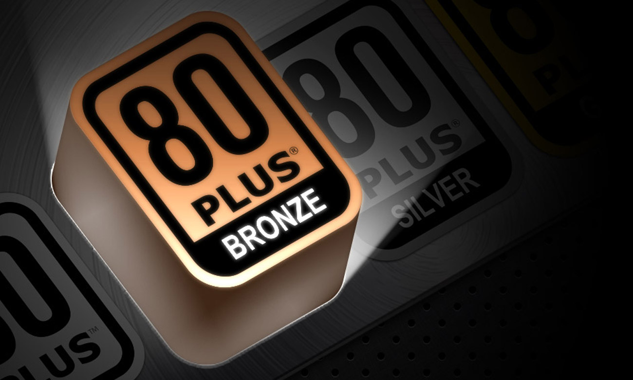 Certyfikat 80 PLUS Bronze