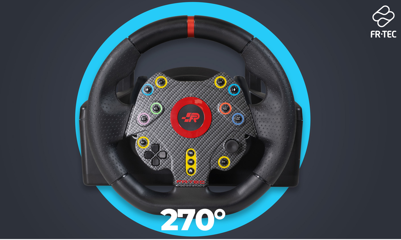 Kierownica FR-TEC FT7016 Grand Chelem do PC/PS4/XSX - Grafika lifestyle