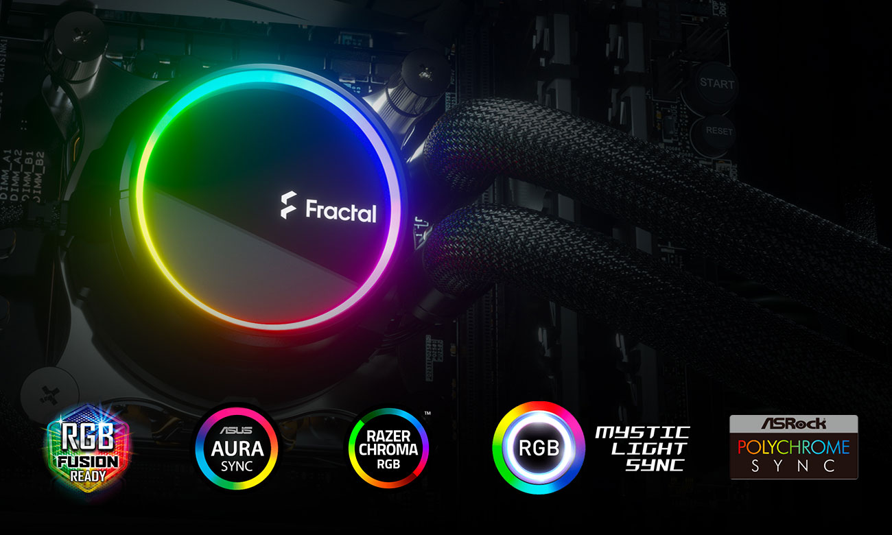 Fractal Design Celsius+ S24 Prisma - Podświetlenie ARGB