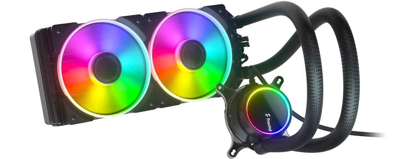 Chłodzenie procesora Fractal Design Celsius+ S24 Prisma 2x120mm FD-W-2-S2402
