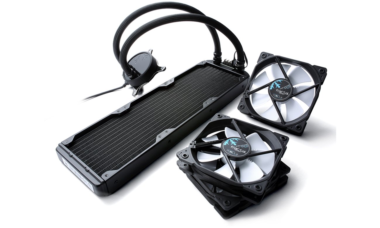 Fractal Design Celsius S36 Black Wentylatory i radiator