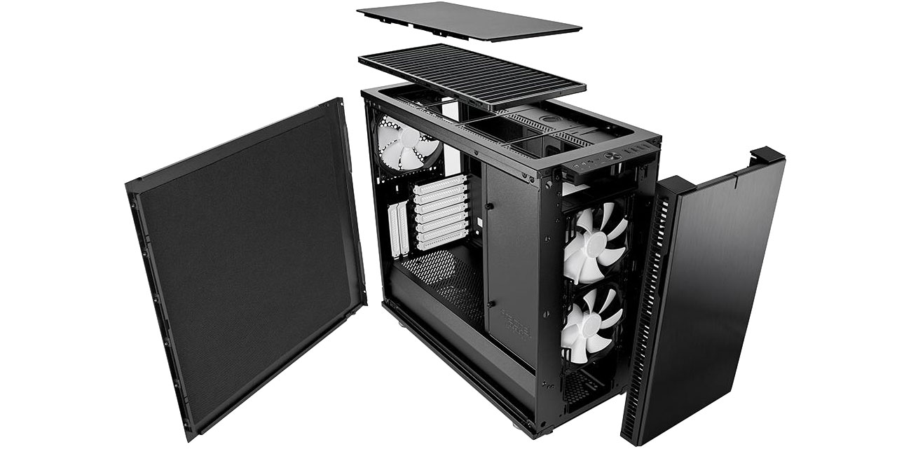 Fractal Design Define R6C Black Przód i tył