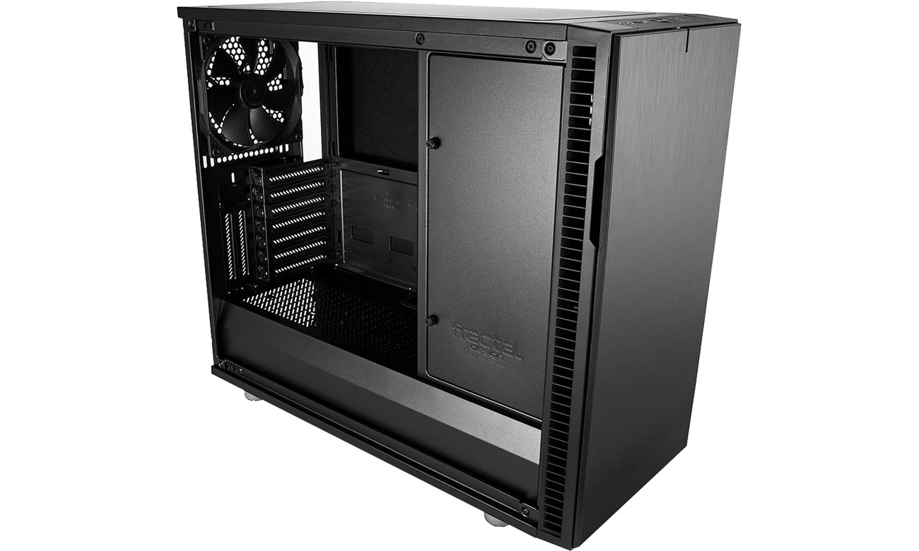 Fractal Design Define R6C Blackout Tempered Glass Wnętrze obudowy