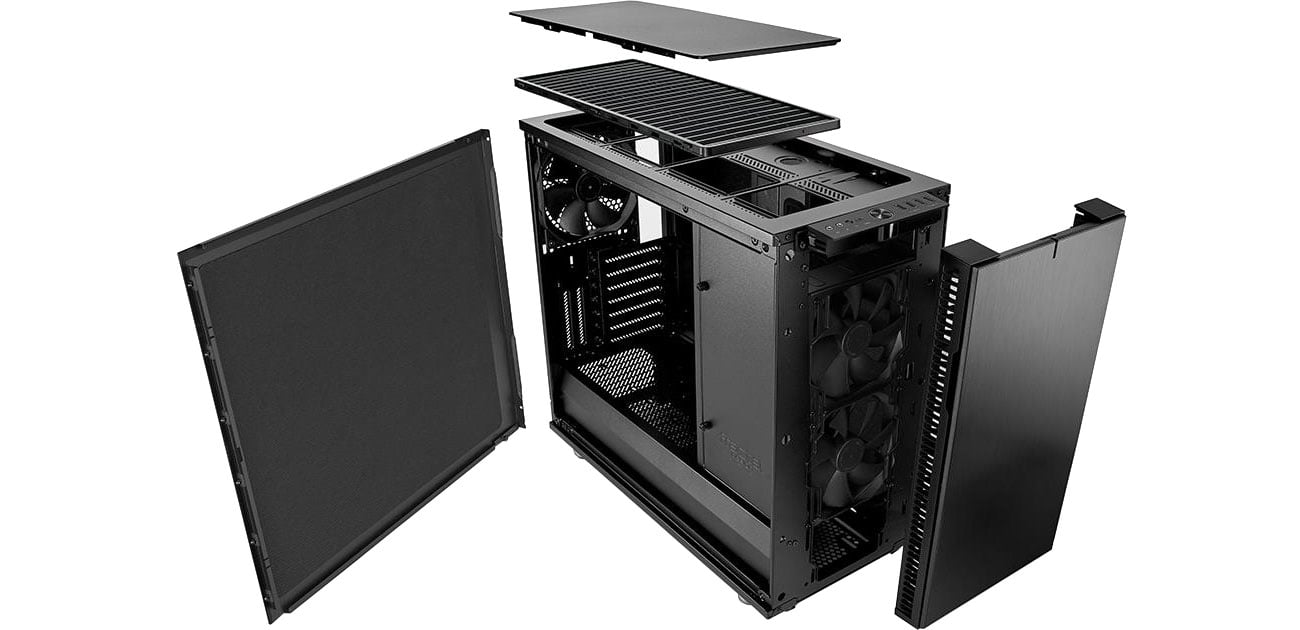 Fractal Design Define R6C Blackout Przód i tył