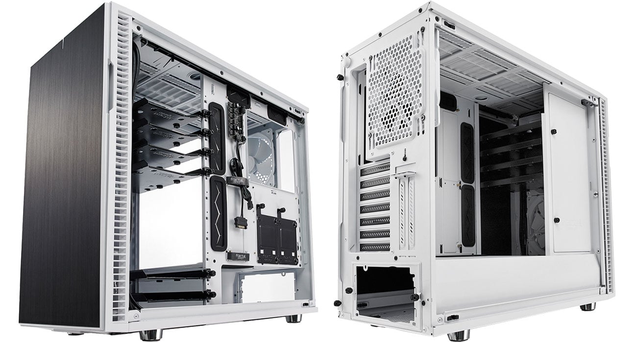 Fractal Design Define R6C White Tempered Glass Wnętrze obudowy