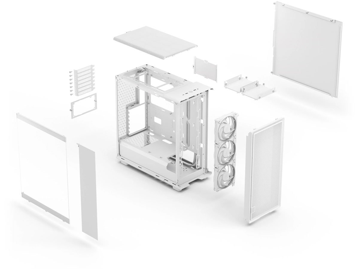 Fractal Design Epoch White TG RGB Clear Tint