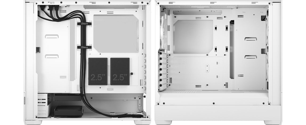 Fractal Design Pop Air White TG Clear Tint wnętrze