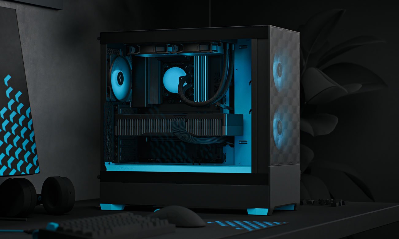 Fractal Design Pop Air RGB Cyan Core TG Clear Tint obudowa