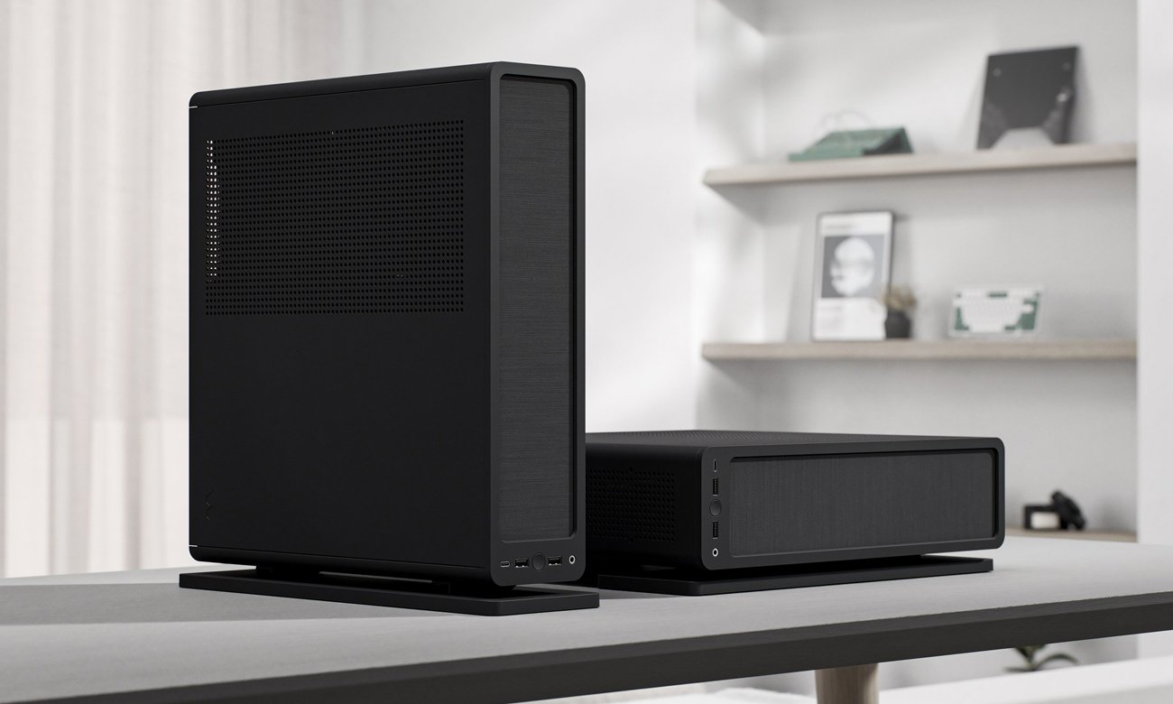 Obudowa Fractal Design Ridge pozycja pionowa i pozioma