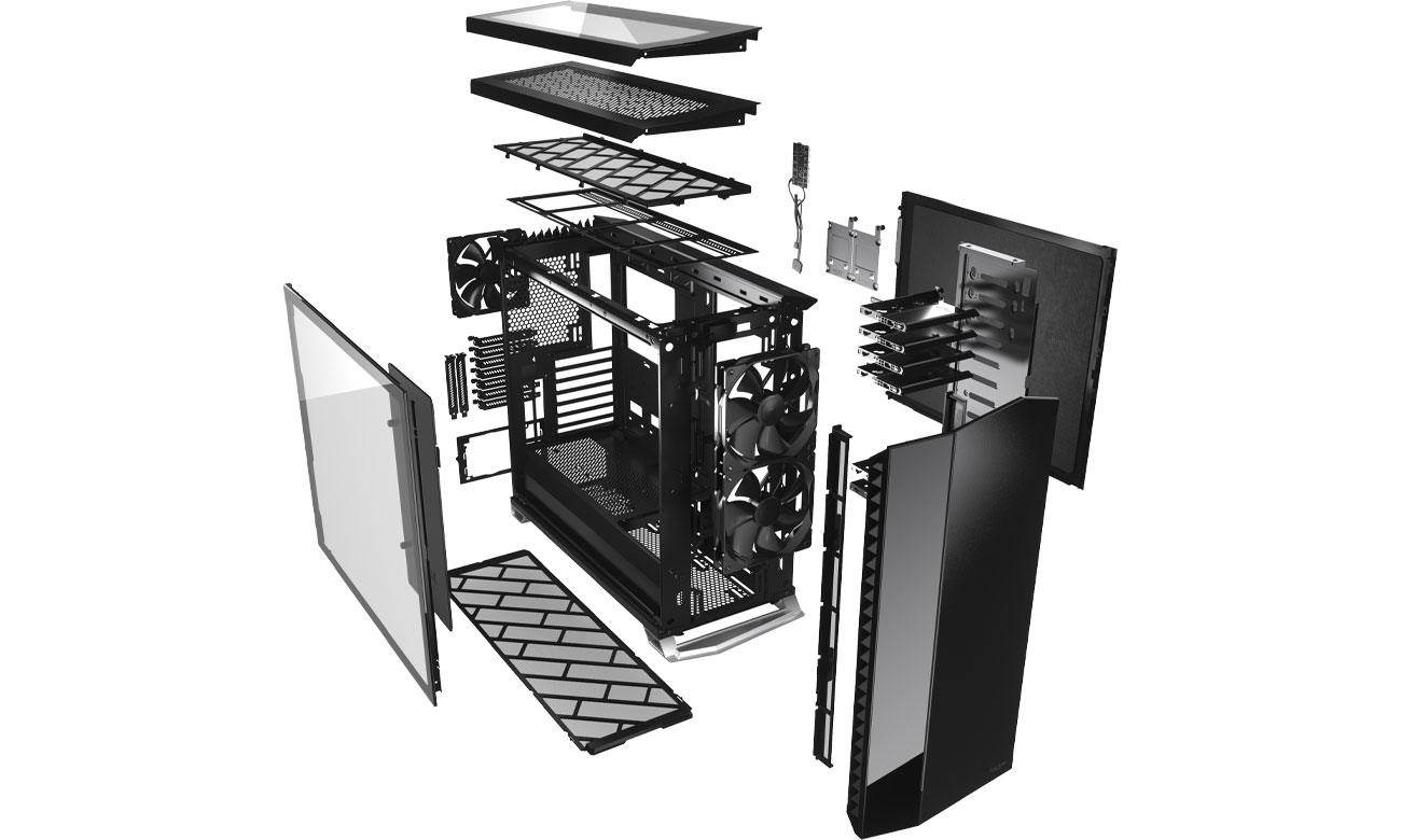 Fractal Design Vector RS Tempered Glass - Chłodzenie