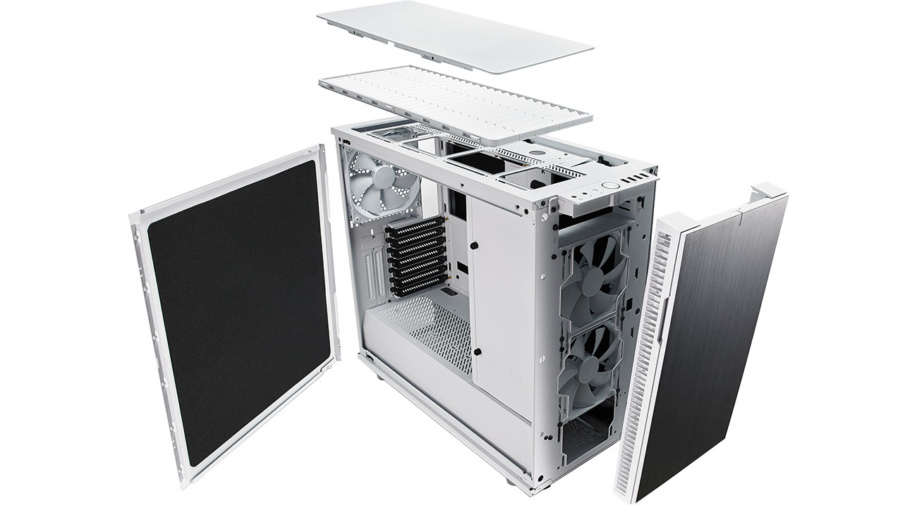 Fractal Design Define R6 Biała - Chłodzenie