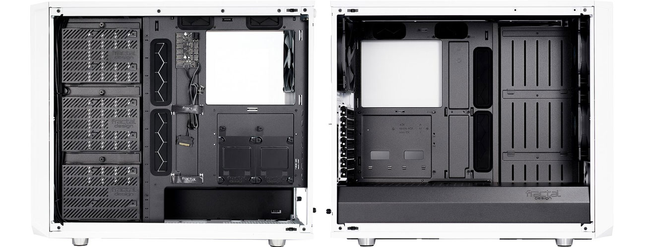 Fractal Design Meshify S2 White TG Wnętrze