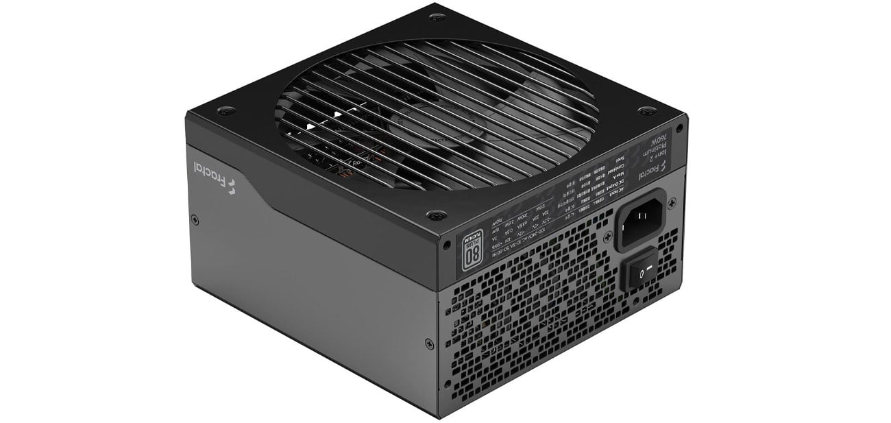 Fractial Design Iron+ 760W widok z boku