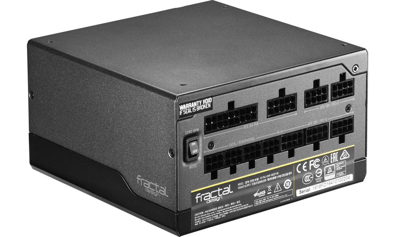 Fractal Design Ion+ 660W - Modularne okablowanie
