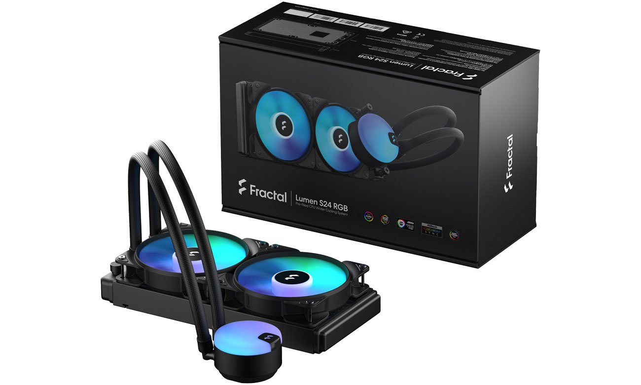Fractal Design Lumen S24 RGB V2 2x120 mm chłodzenie procesora