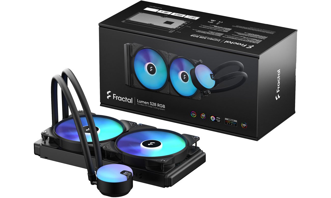 Fractal Design Lumen S28 RGB V2 2x140 mm chłodzenie procesora