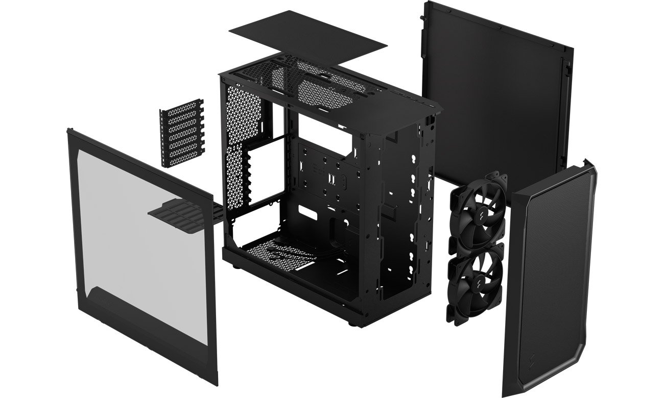 Obudowa do komputera Fractal Design Focus 2 konstrukcja