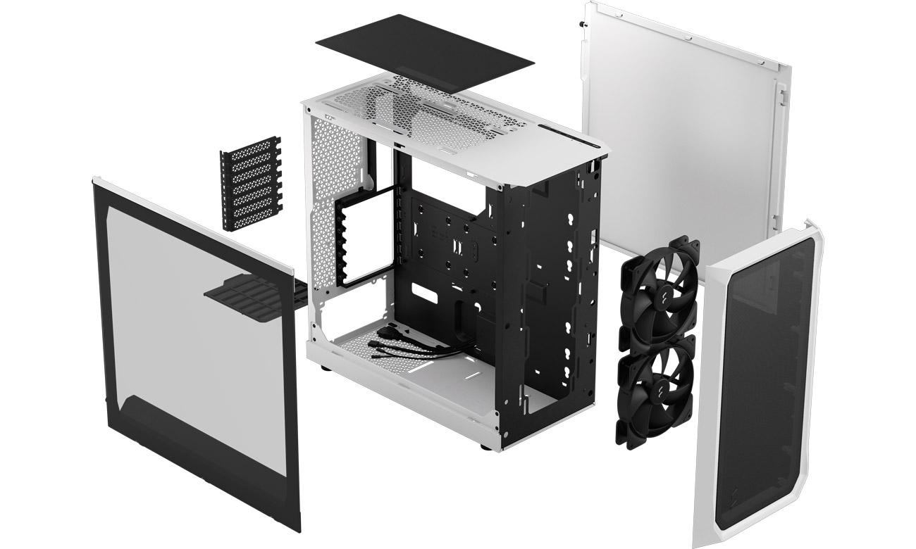 Obudowa do komputera Fractal Design Focus 2 konstrukcja