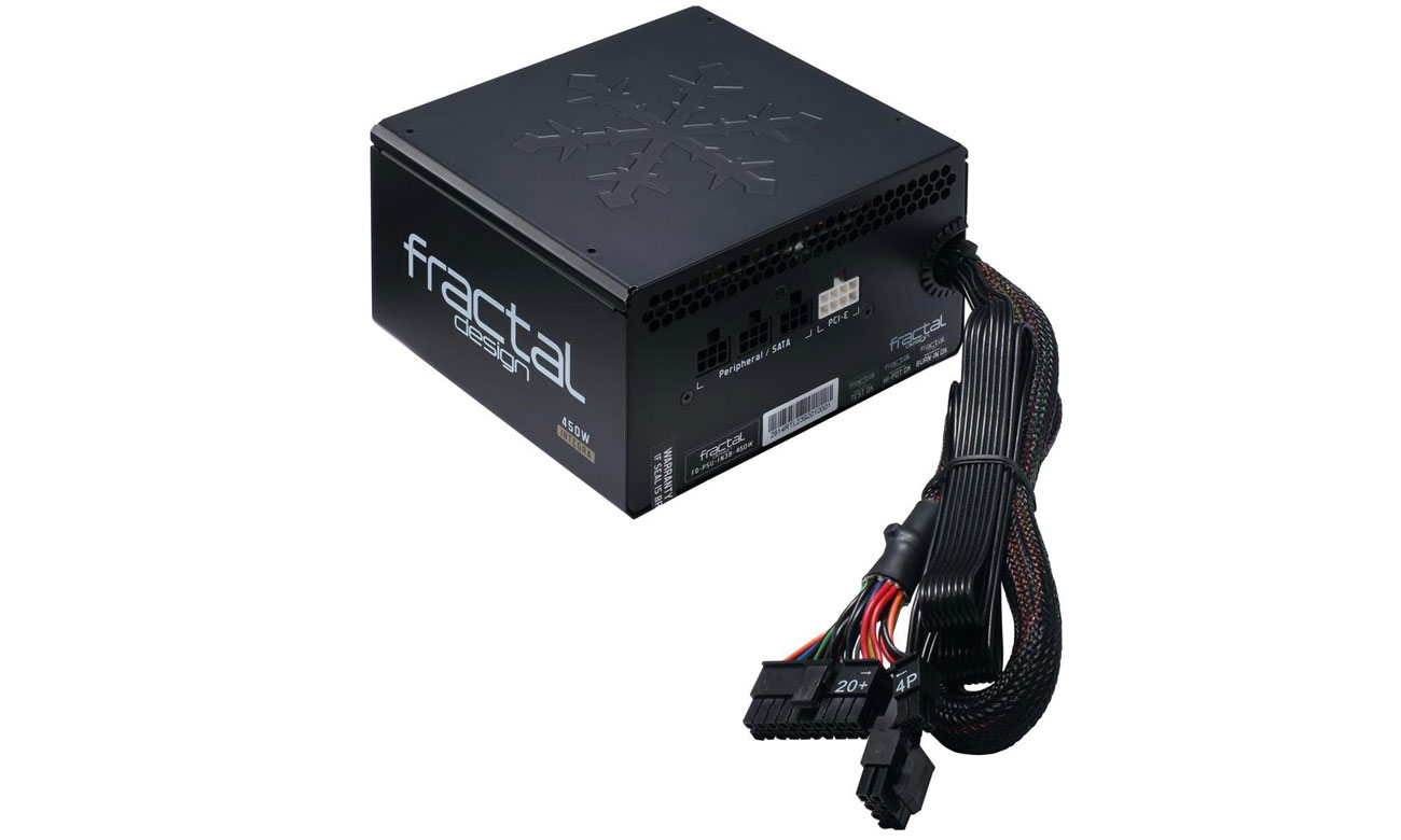 Fractal Design Integra M 450W Niewielkie wymiary, Długi przewód ATX12V