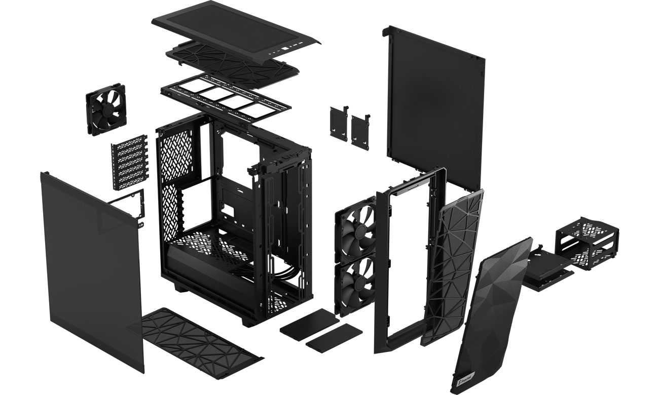 Fractal Design Meshify 2 Compact TG Czarna Dark Tint FD-C-MES2C-02