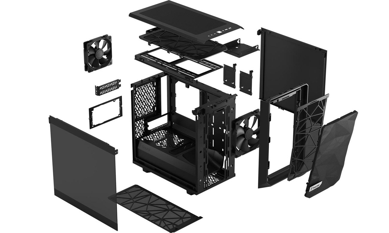 Fractal Design Meshify 2 Nano konstrukcja