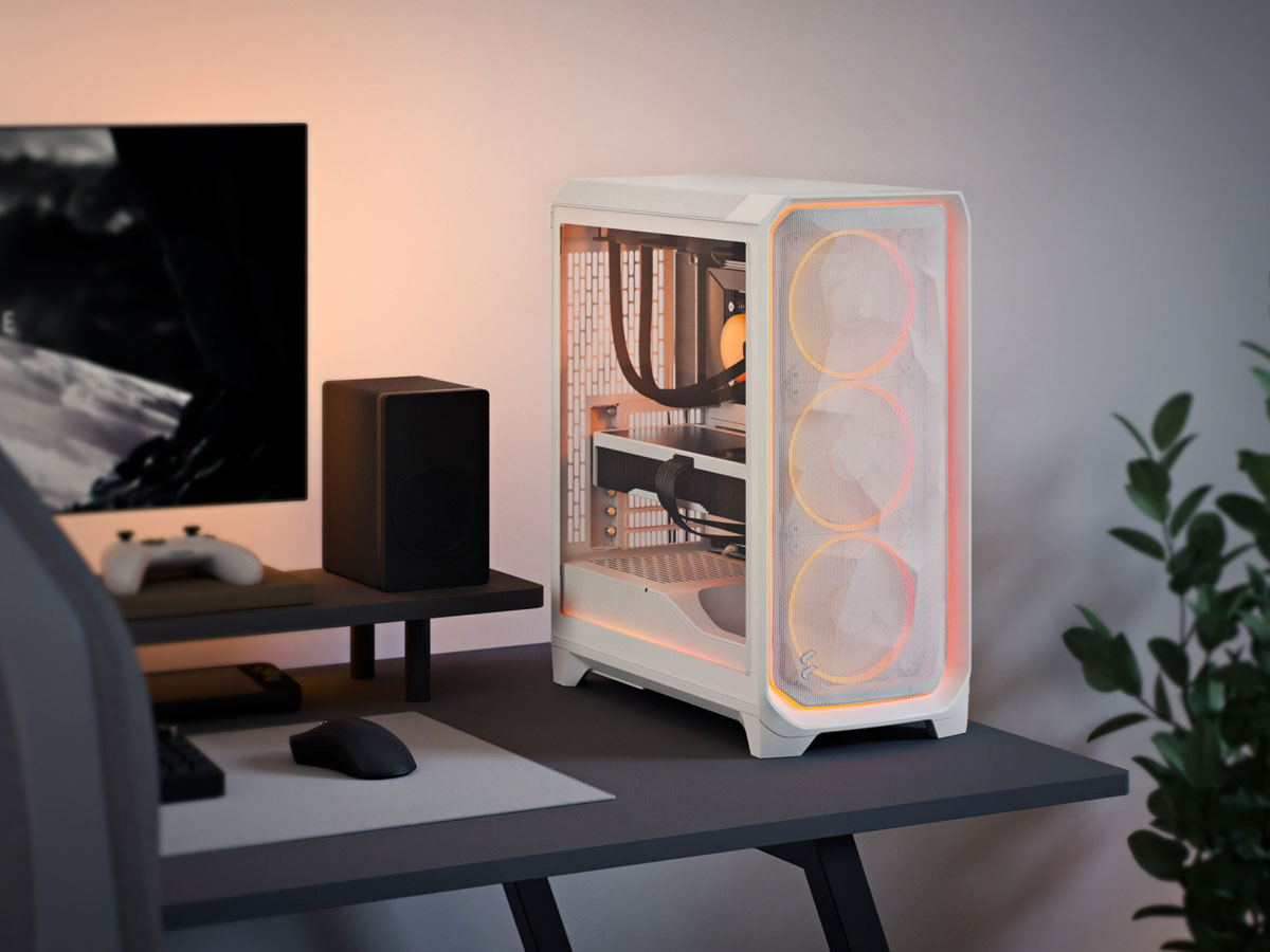 Fractal Design Meshify 3 Ambience Pro RGB White TG Clear Tint