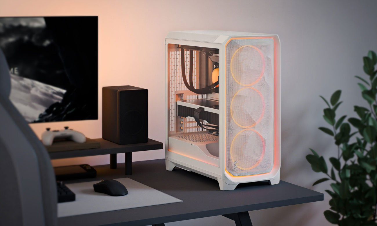 Fractal Design Meshify 3 Ambience Pro RGB White TG Clear Tint
