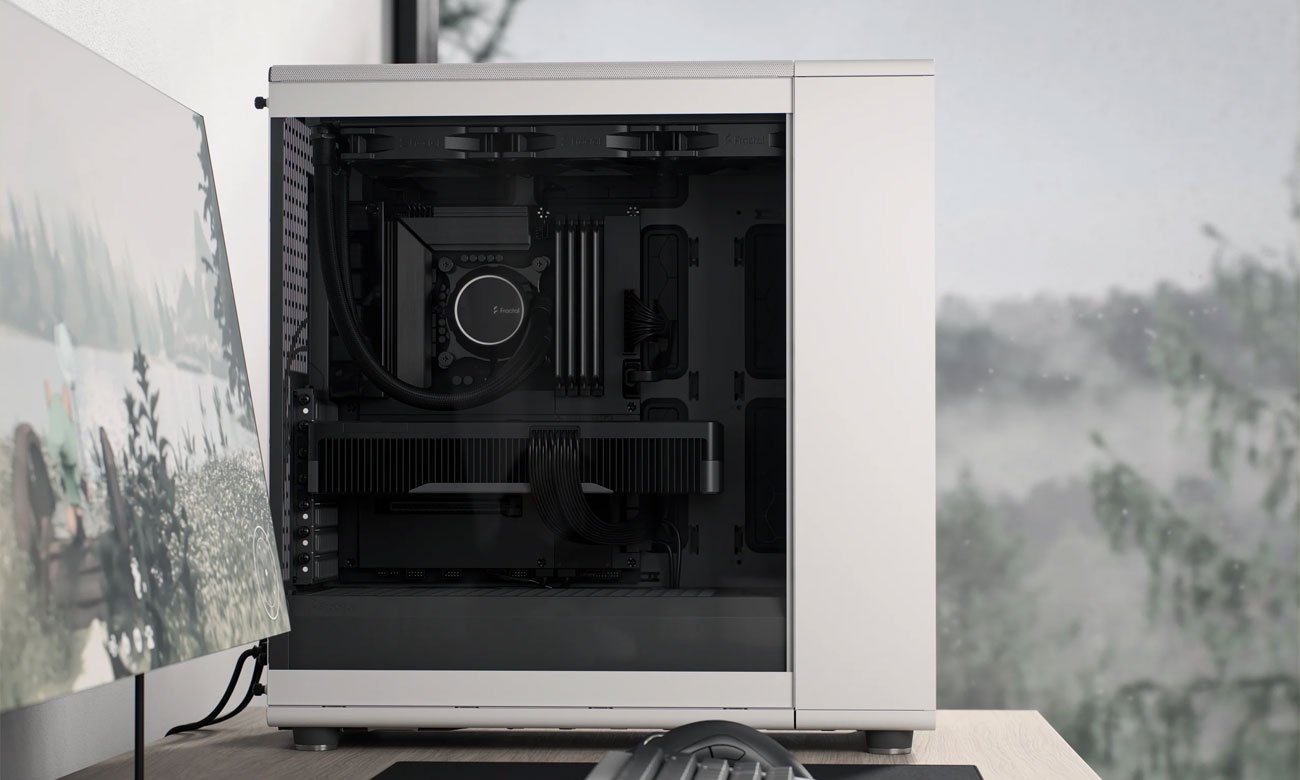 Fractal Design North XL Chalk White TG Clear