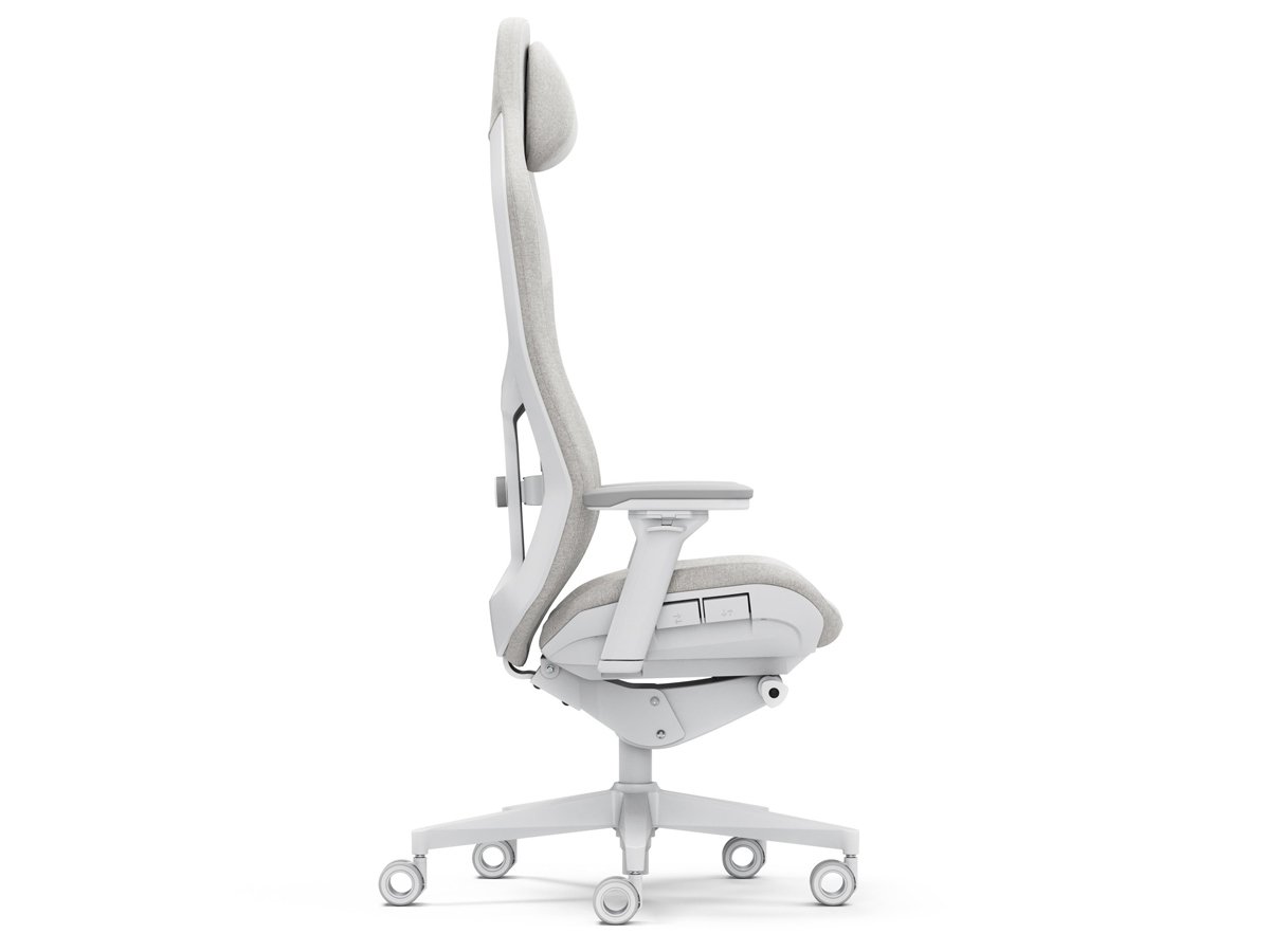 Fotel gamingowy Fractal Design Refine Fabric Light - Widok prawego boku