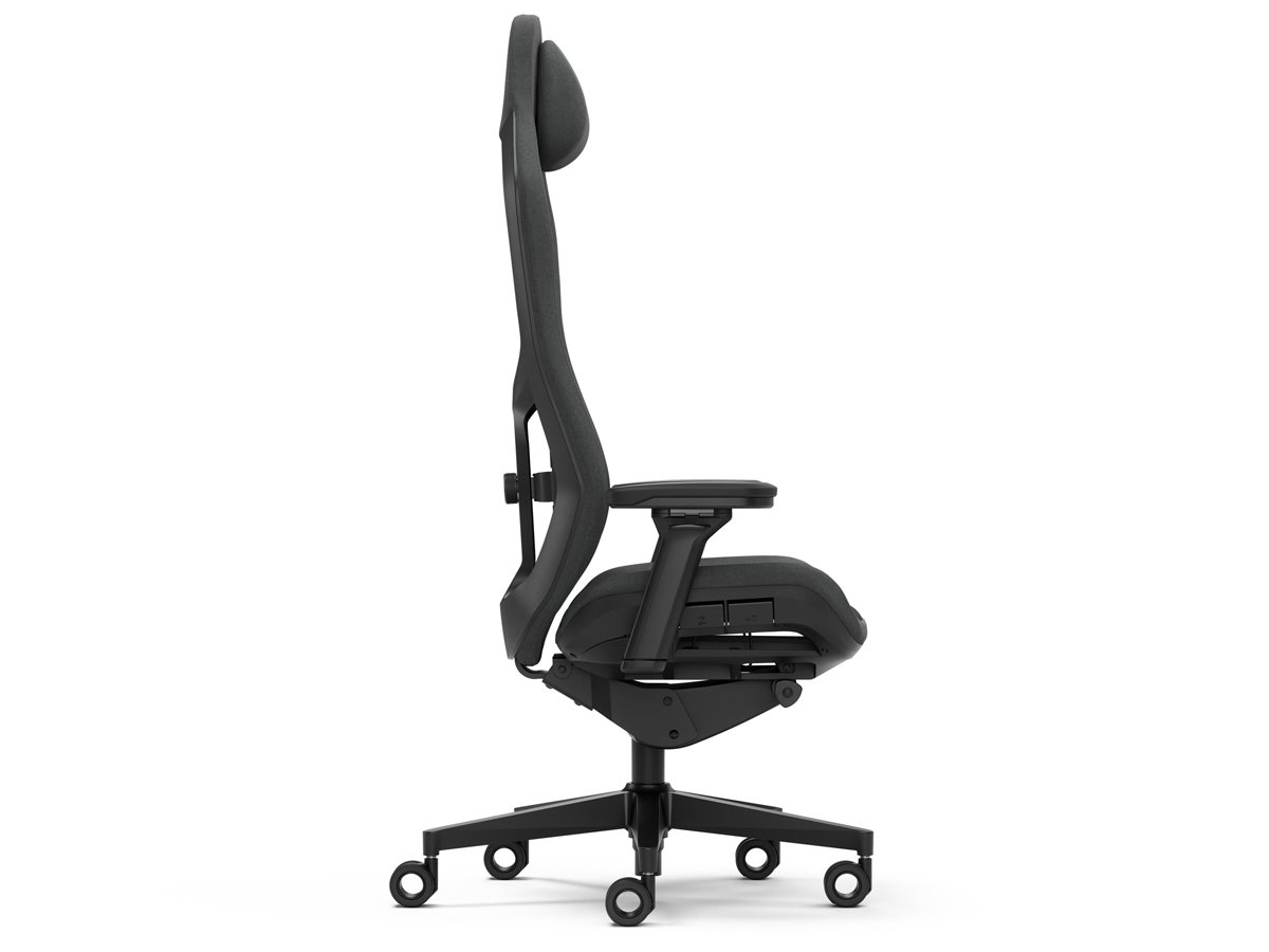 Fotel gamingowy Fractal Design Refine Mesh Dark - Widok prawego boku