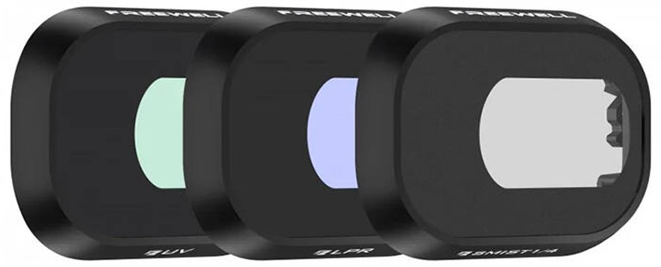 Zestaw trzech filtrów Freewell Everyday do drona DJI Mini 4 Pro - Widok ogólny