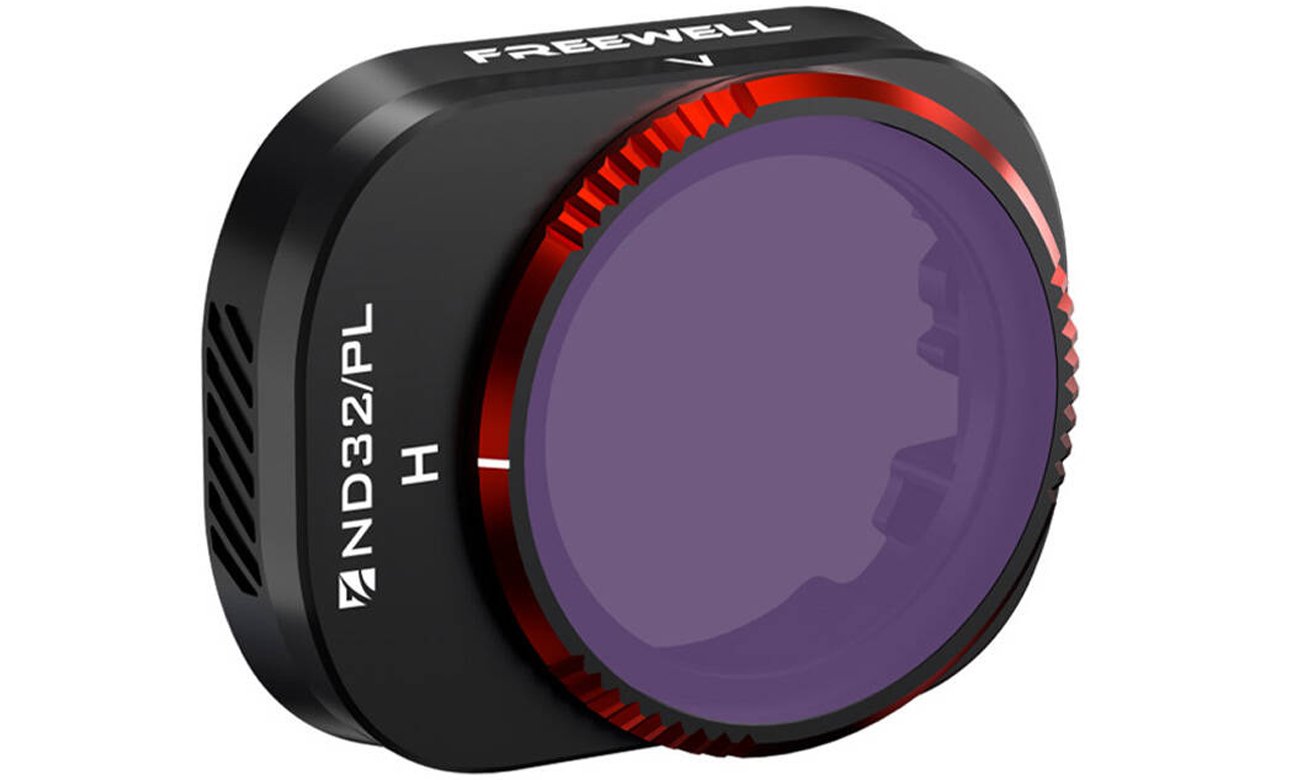 Filtr ND32/PL Freewell do drona DJI Mini 4 Pro - Widok od przodu pod kątem