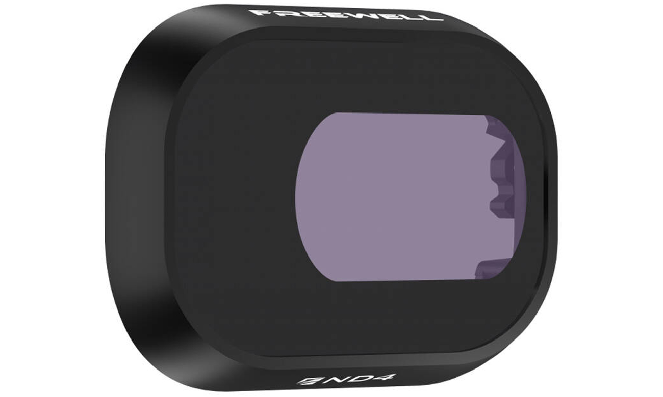 Filtr ND4 Freewell FW-MN4-ND4 do drona DJI Mini 4 Pro - Widok od przodu pod kątem