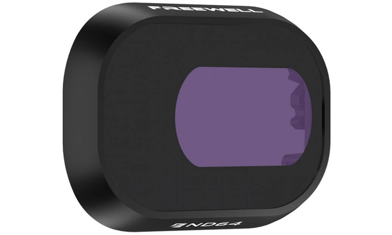 Filtr ND64 Freewell FW-MN4-ND64 do drona DJI Mini 4 Pro - Widok od przodu pod kątem
